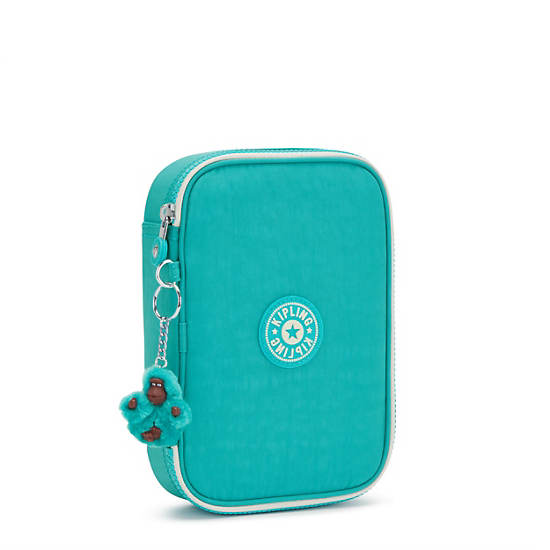 Sacs Kipling 100 Pens Classiche Case Turquoise | FR 1184PJ